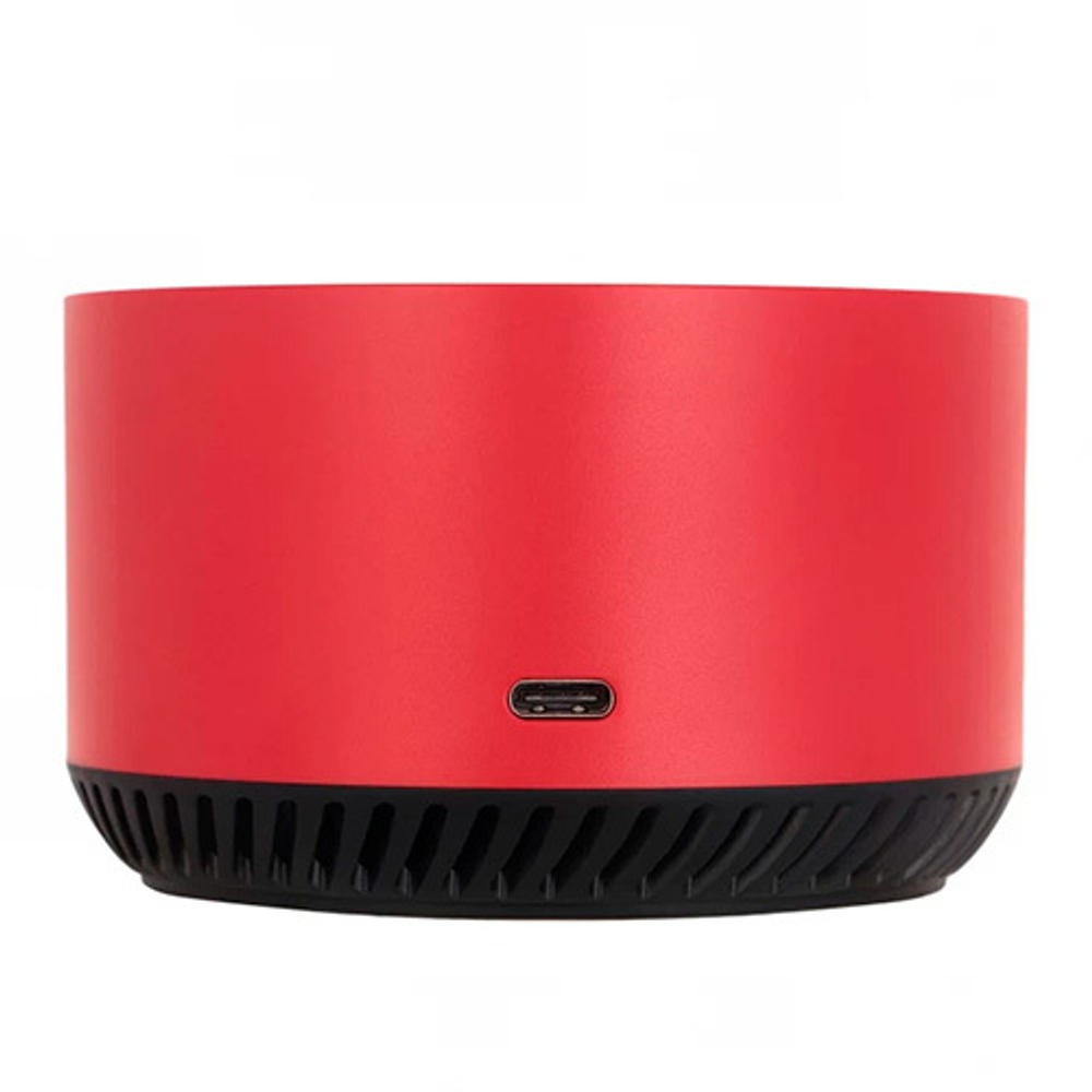 Умная колонка Yandex Станция Лайт Алиса красный 5W 1.0 BT 10м (YNDX-00025R)