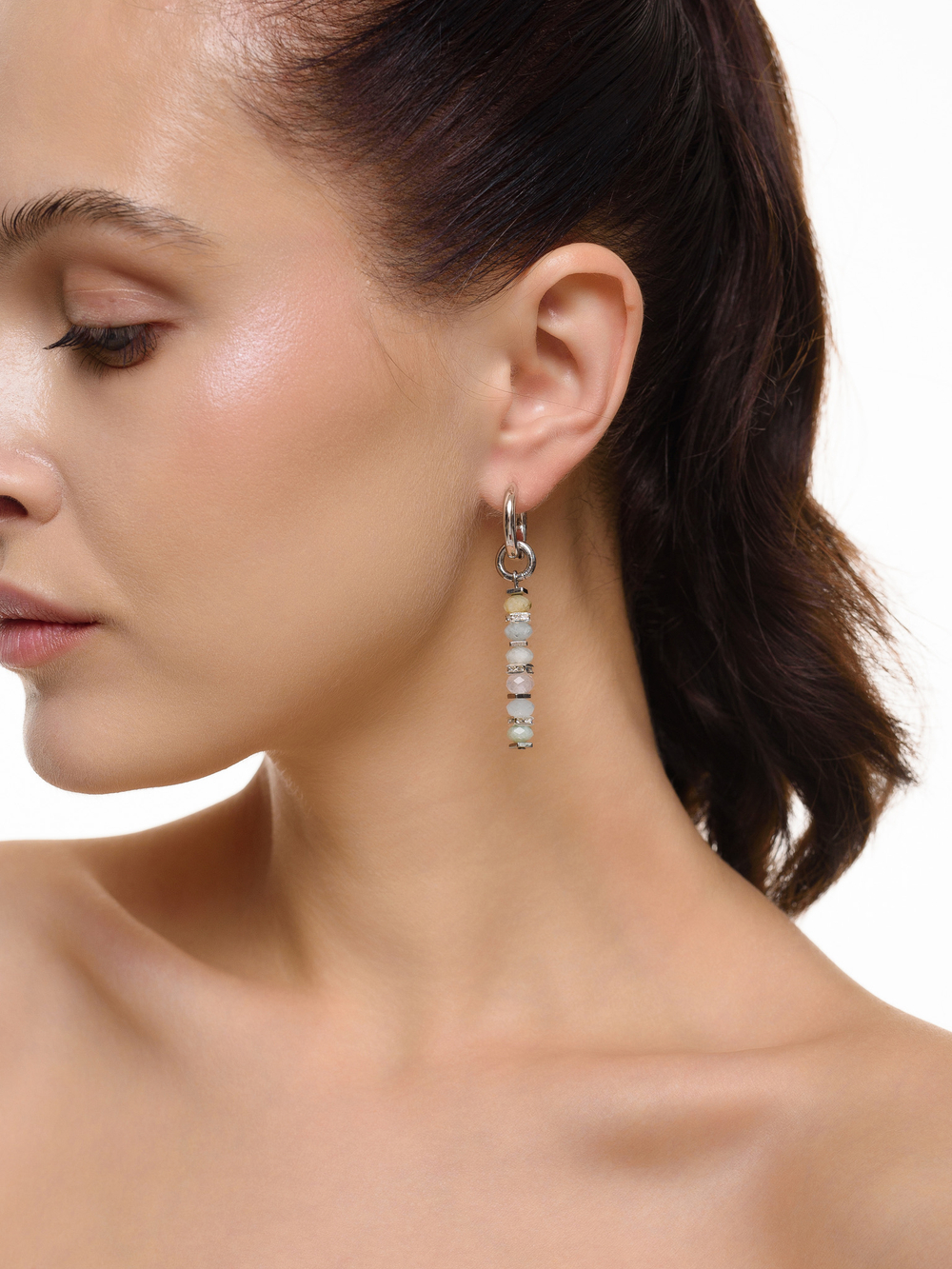 Серьги "Soul stone" Silver