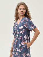 Халат узор цветы