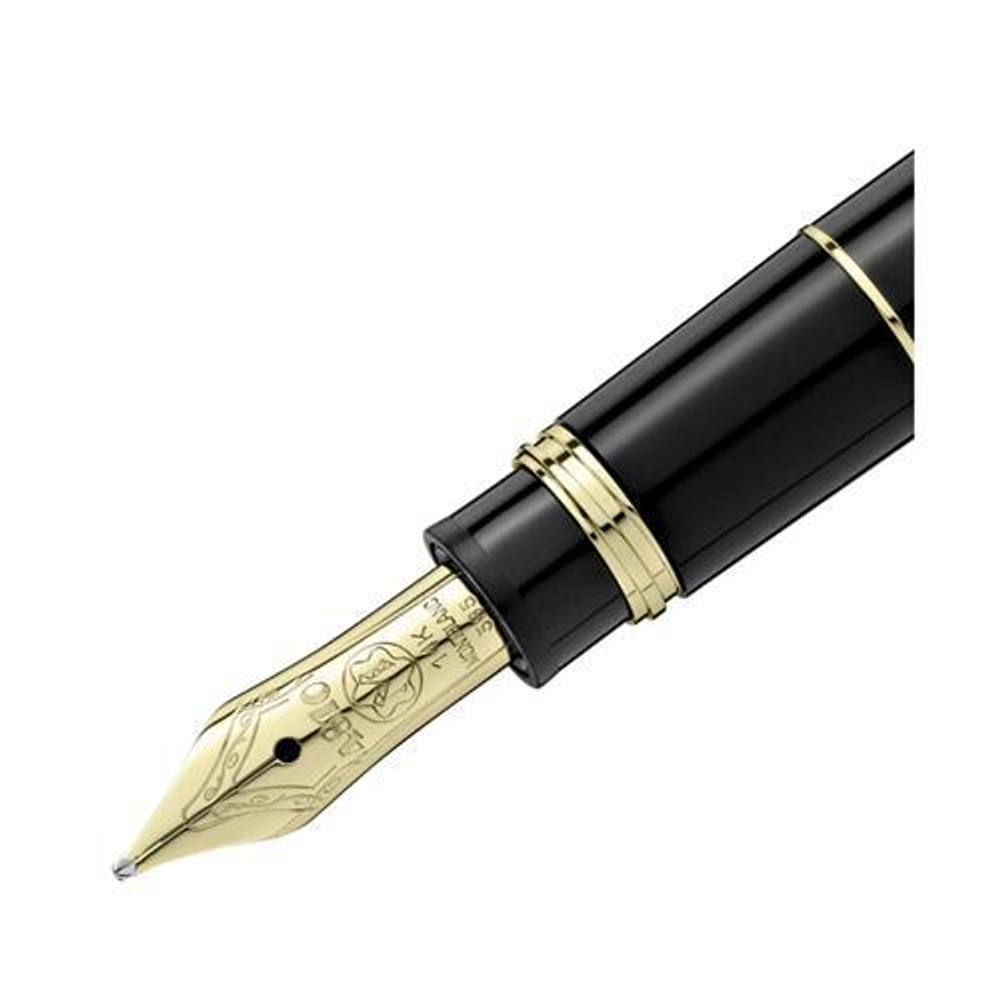 Ручка перьевая Montblanc Mozart с золотым покрытием