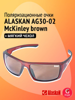 Поляризационные очки Alaskan AG30-02 McKinley brown, для водителя, рыбака, спортсменов