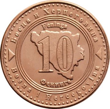 10 фенингов 2011 Босния и Герцеговина