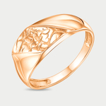 Кольцо для женщин из розового золота 585 пробы без вставок (арт. 00-51-0188-00)
