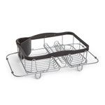 Сушилка для посуды sinkin, 28х14х47 см, черный, никель