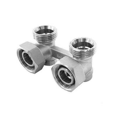 Узел нижнего подключения угловой ELSEN EVR05 - 3/4"EK (НР/НГ, PN10, Tmax 120°C)