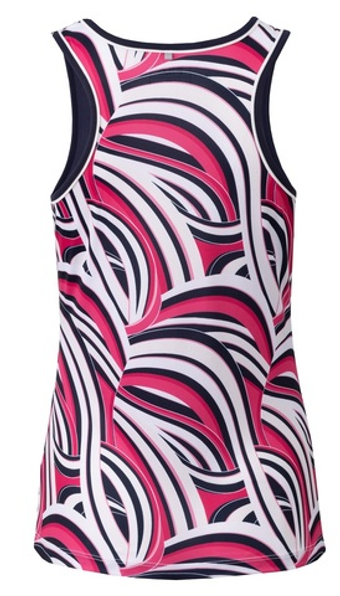 Женский топ теннисный Fila US Open Maria Top - разноцветный