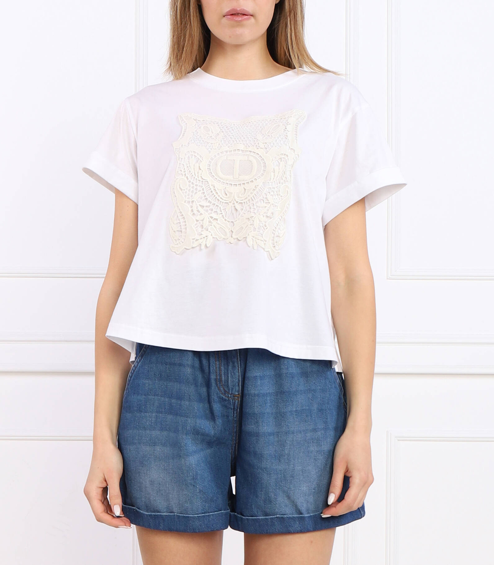 футболка TWINSET - белый(231TP2140)