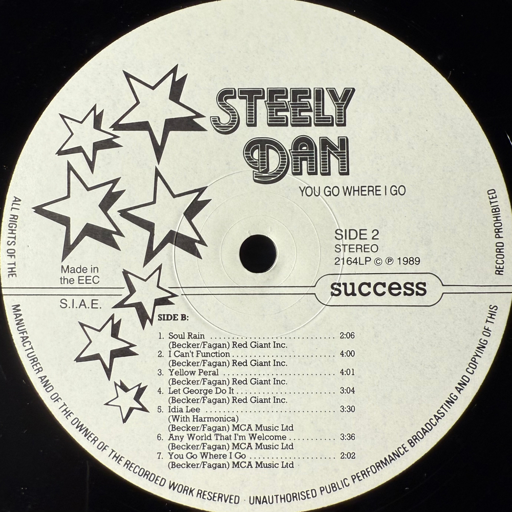 Steely Dan – You Go Where I Go ( Италия 1989г.)