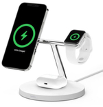 Зарядная станция с поддержкой MagSafe и магнитным креплением для Apple Watch Belkin BoostCharge Pro (WIZ009, EU) Белый | White