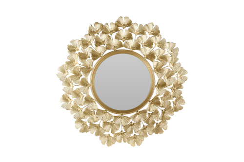 Зеркало декоративное "Листья гинго"