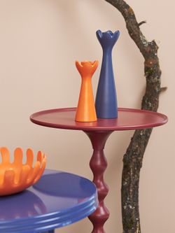 Столик приставной Fluid, Ø38 см, жженый оранжевый