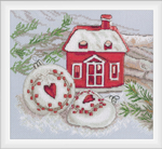 "Пряничный домик"-M919 вышивка