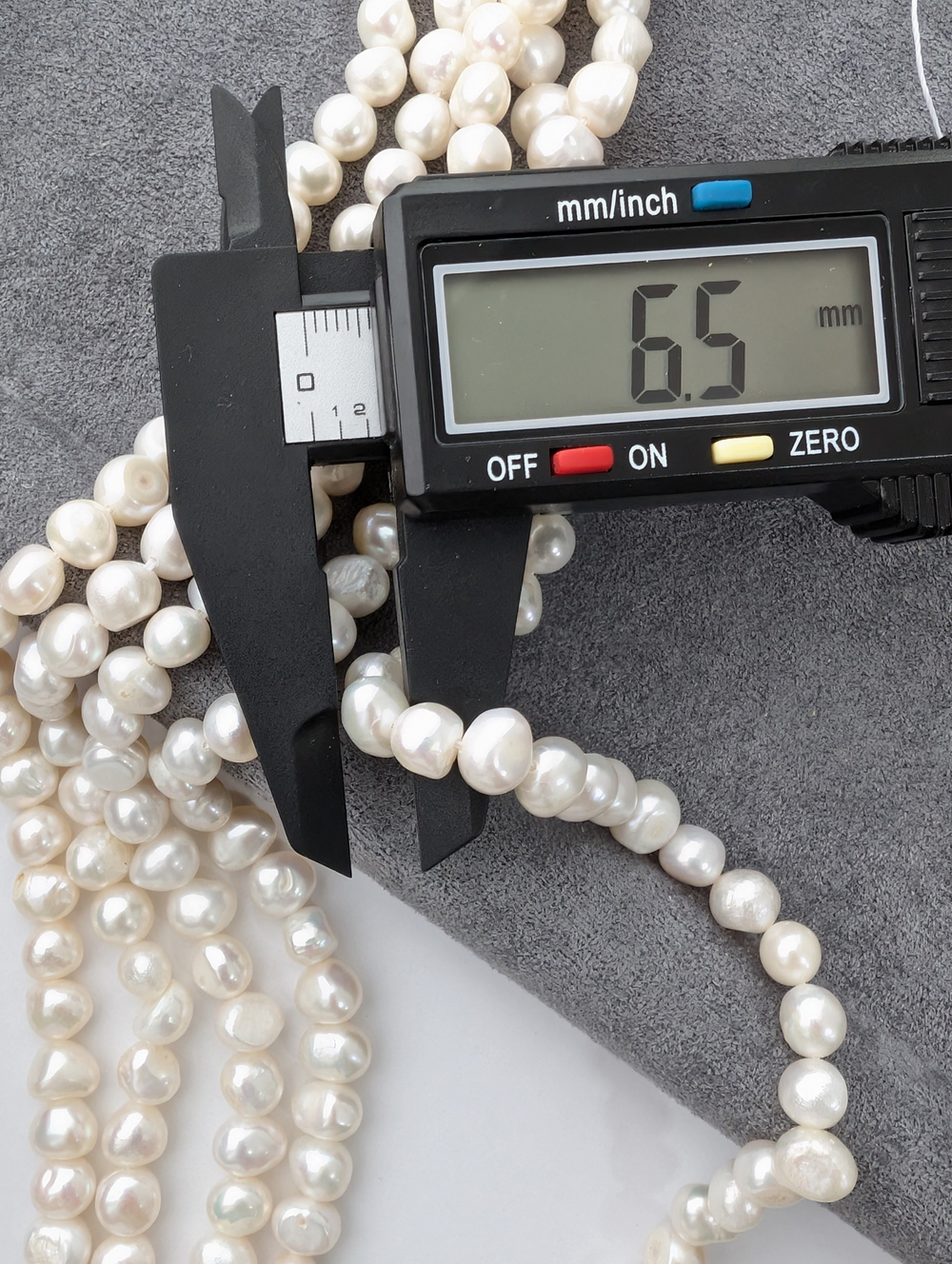 Жемчуг натуральный 5.5-7мм