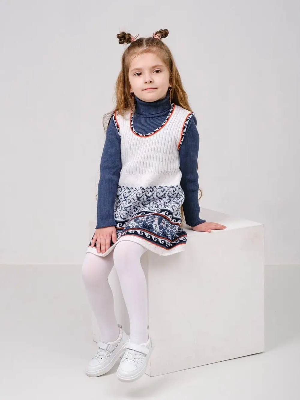 Сарафан вязаный