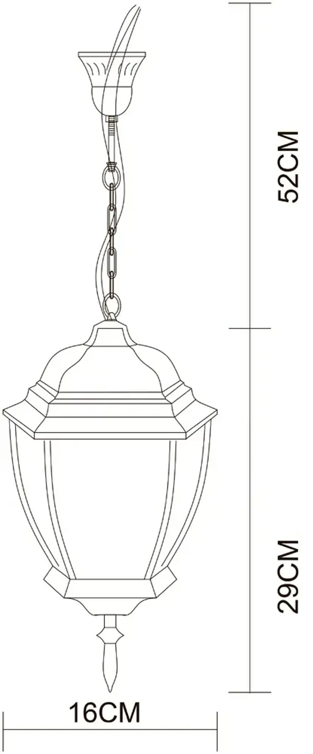 Уличный подвесной светильник Arte Lamp