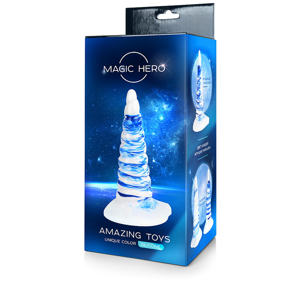 Фаллоимитатор с присоской Magic Hero разноцветный 20 см