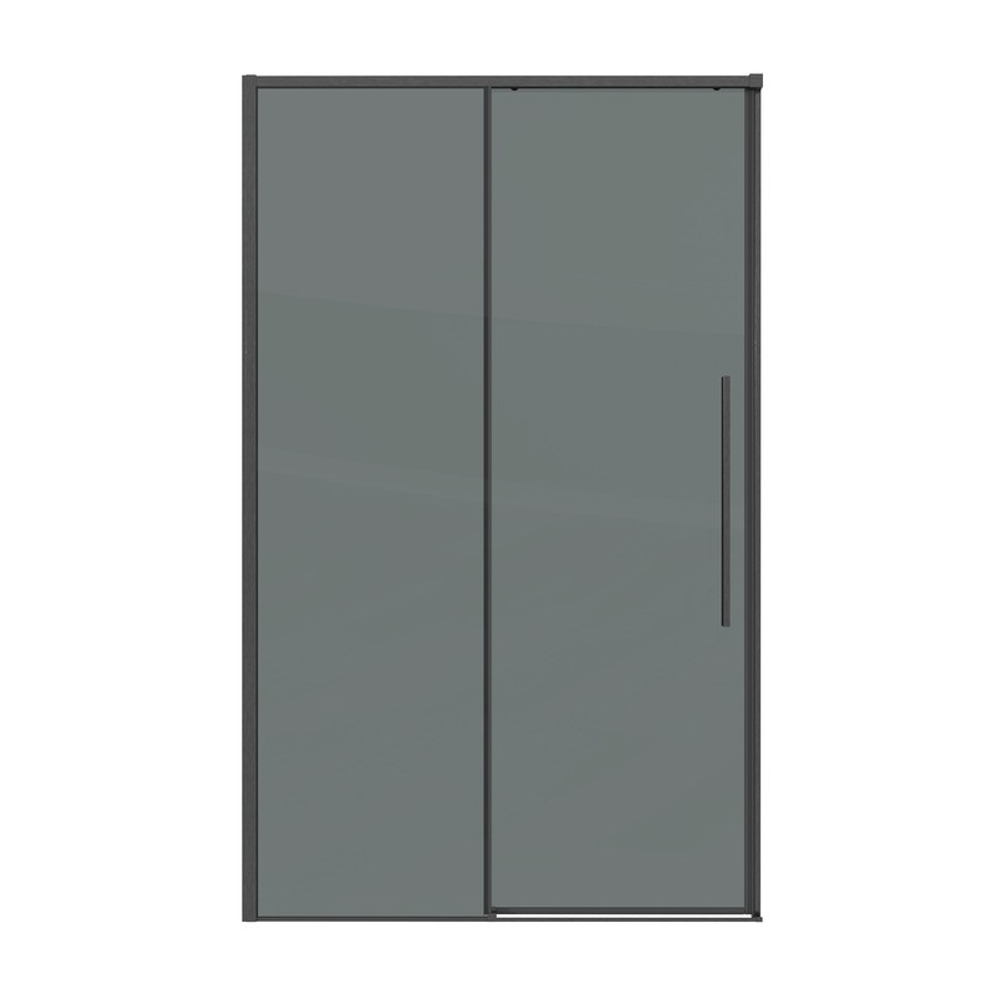 Дверь в нишу Grossman Galaxy 100.K33.01.110.42.10 (110х195) графит сатин,стекло тонированное,раздвижная, 1 место