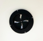 Диффузор приточно-вытяжной на магнитах регулируемый КНД-100 декоративный металлический белый