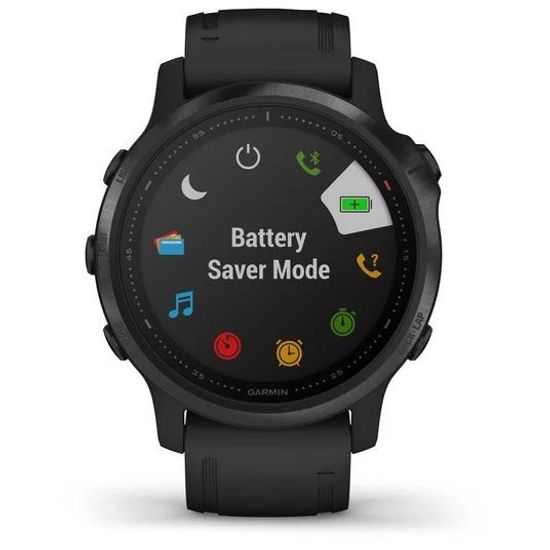 Мультиспортивные часы Garmin Fenix 6S Pro - черные с черным ремешком 010-02159-14