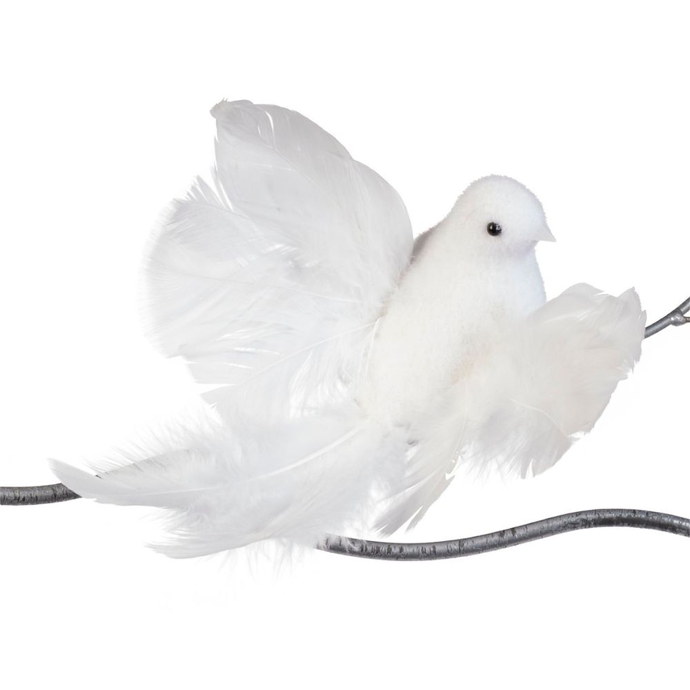 Пуансеттия на клипсе 2шт 21см Goodwill золотая