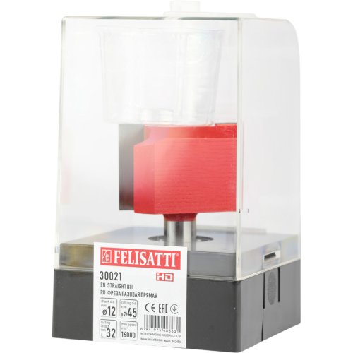 Фреза пазовая прямая FELISATTI 44,5х32мм хвостовик 12мм   30021