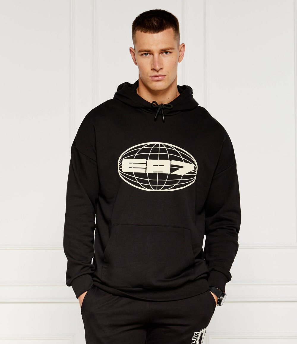 Худи EA7 - черный(7M000014 AF10432)