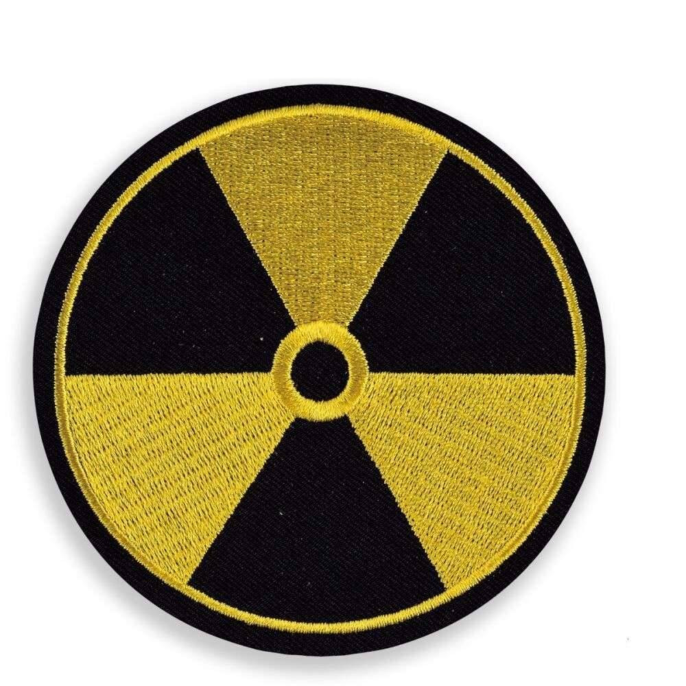 Шеврон вышитый Знак Радиации