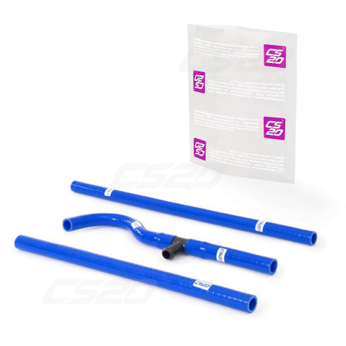 Патрубки отопителя ВАЗ 2112 силикон синий 4шт Profi CS-20