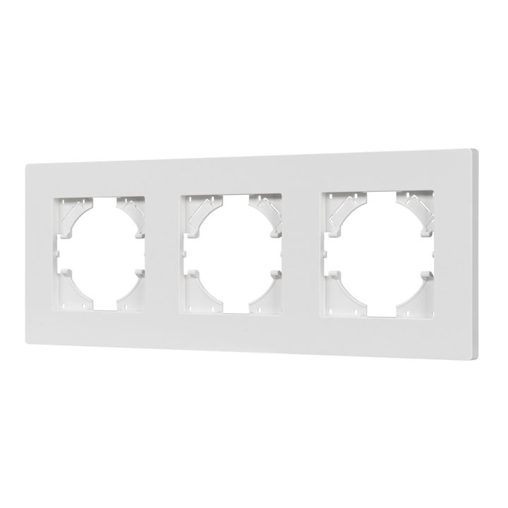 Рамка пластиковая FRM-PERIO-PL-3-WH Arlight 049754