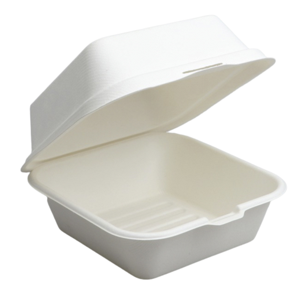 Коробка для бенто-торта гладкая 155*153*85 белая
