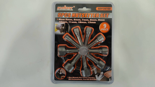 SDY-94168 / HORUSDY Набор торцевых бит 9 предметов SDY94168