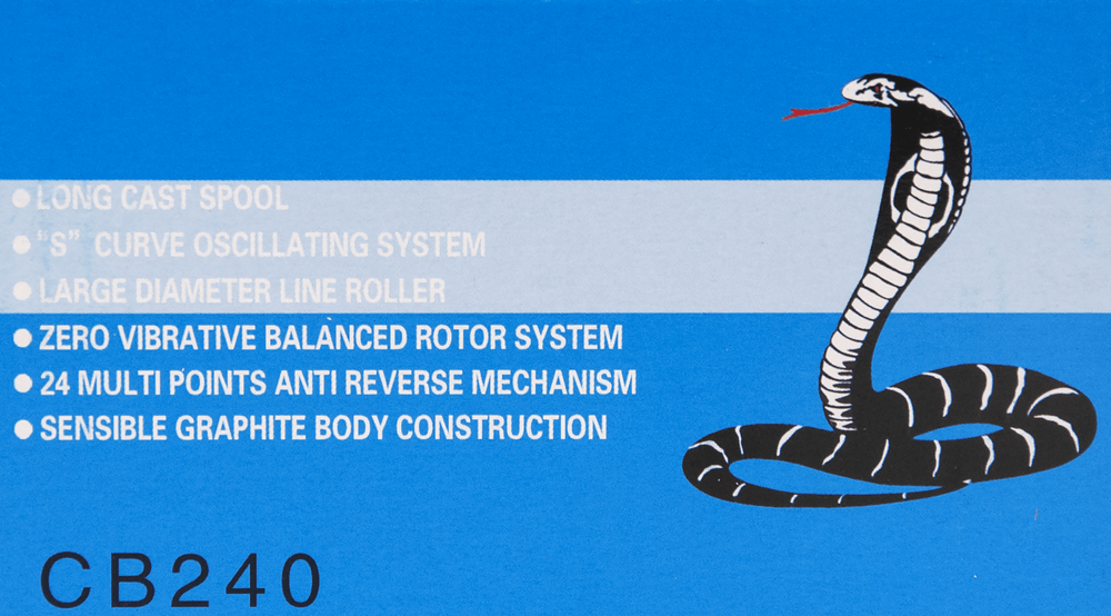 Катушка безынерционная Cobra CB140 (4000, 1BB, графит. шпуля)