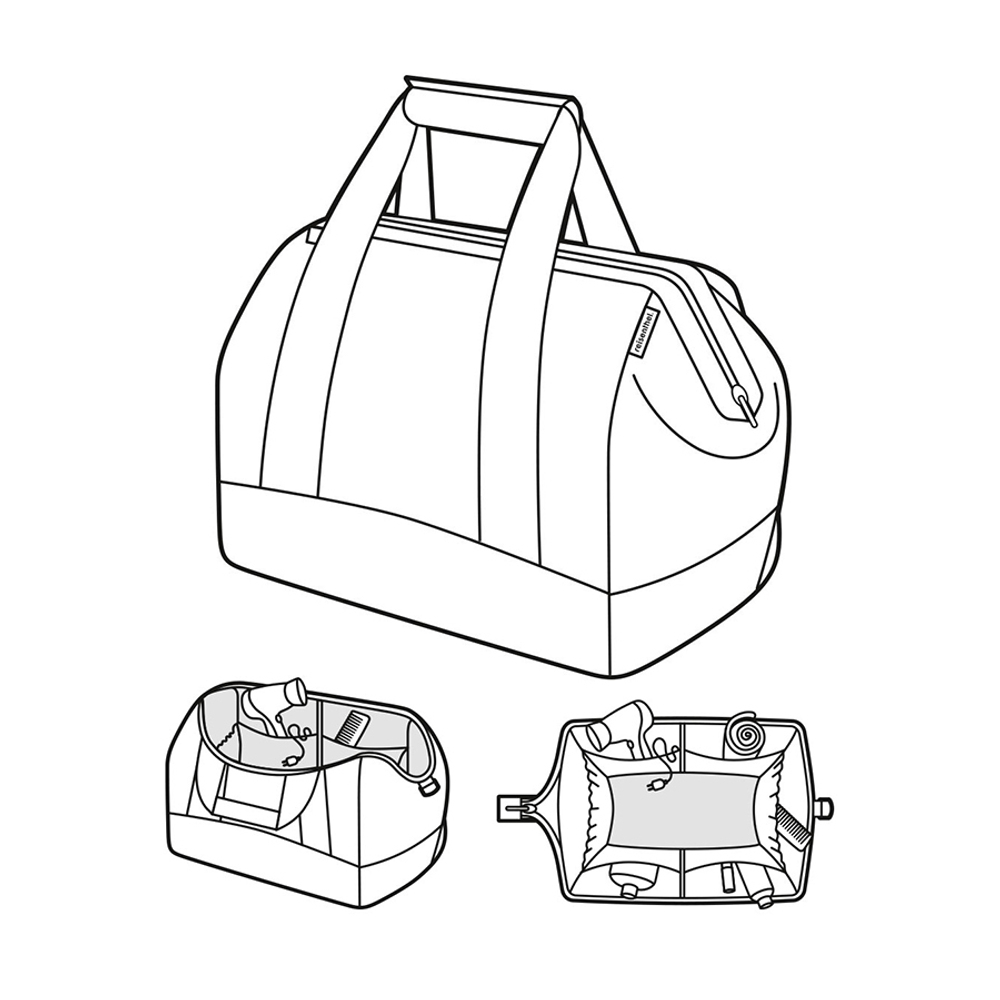 Сумка allrounder m glencheck red