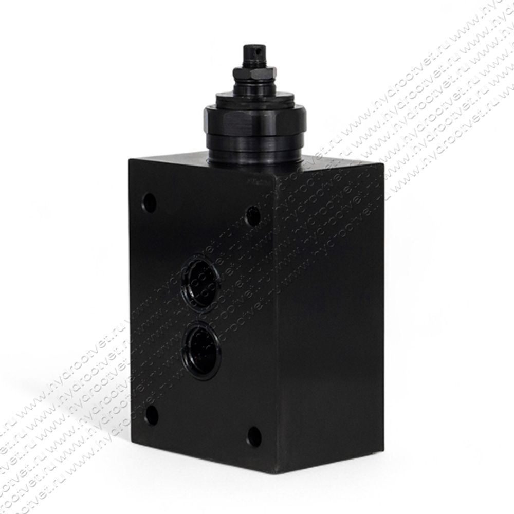 DBDS20P1X/200 - Предохранительный клапан прямого управления Ду20, давление регулировки до 200 бар, тип монтажа - на плиту, элемент регулировки S = винт