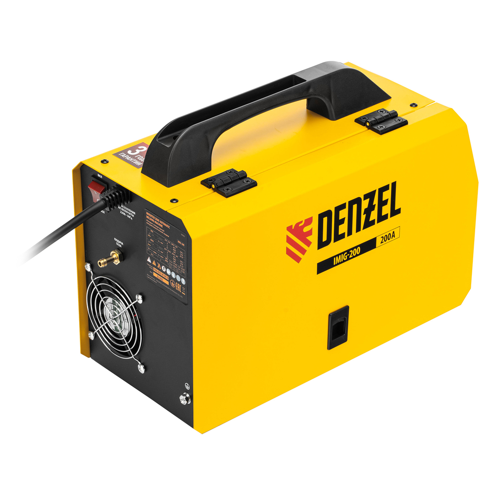 Аппарат инвертор. полуавтомат. cварки IMIG-200, 200 А, ПВ 60%, катушка 5 кг Denzel