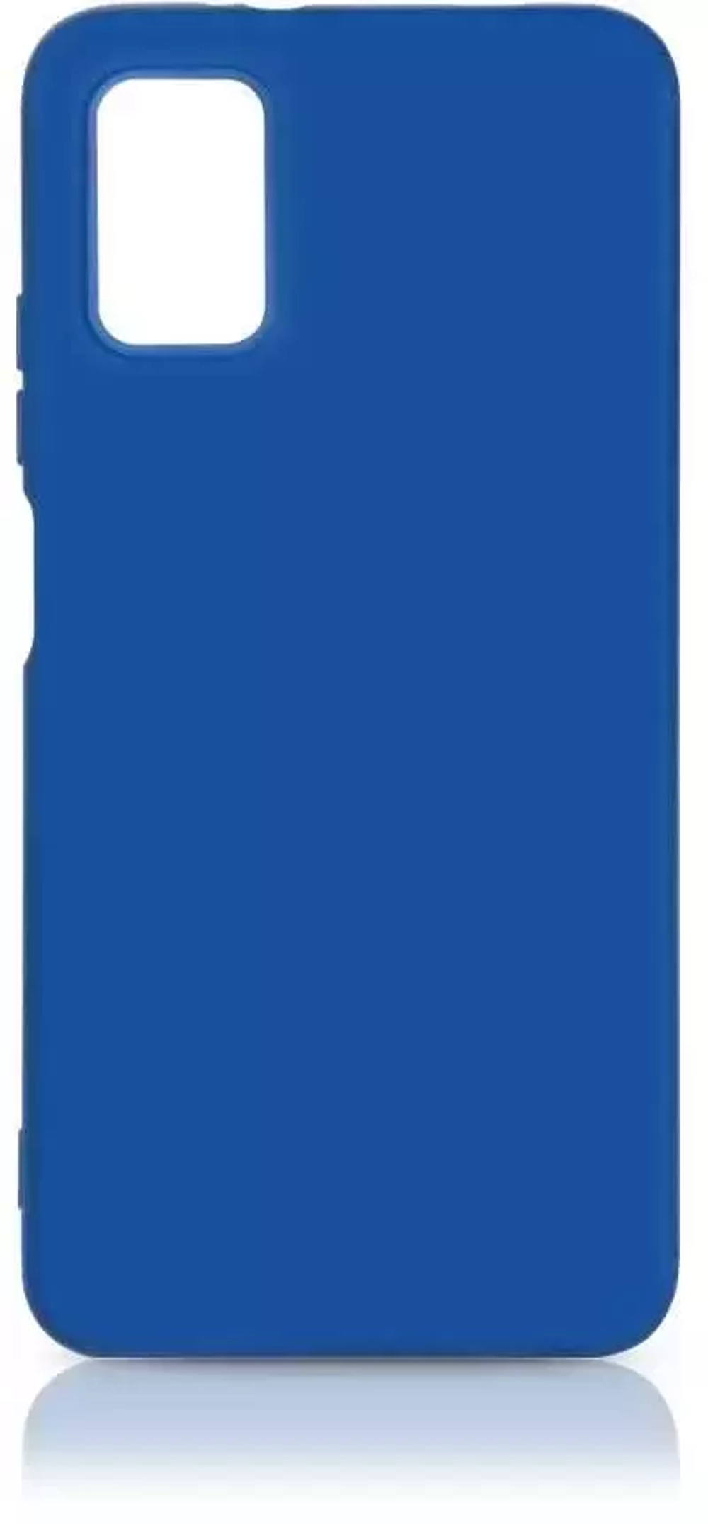 Силиконовый чехол с микрофиброй для Xiaomi Redmi Note 9T DF xiOriginal-16 (blue)