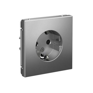 Розетка ArtGallery 16А с заземл. защ. шторки механизм сталь SE GAL000945