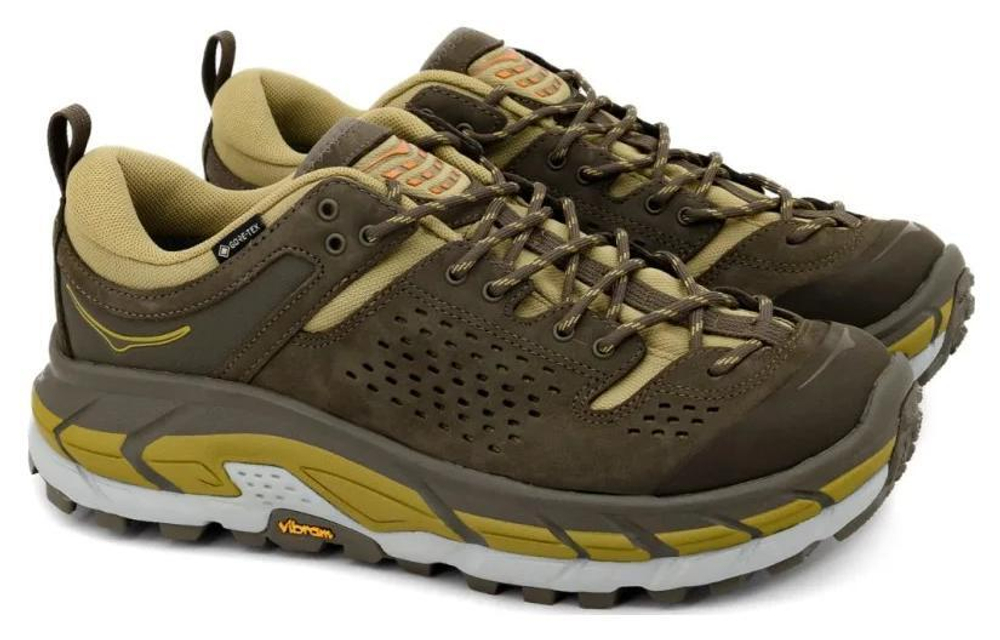 HOKA ONE ONE Tor Ultra comfortable shock absorption non-slip low-cut casual running shoes for men and women olive green