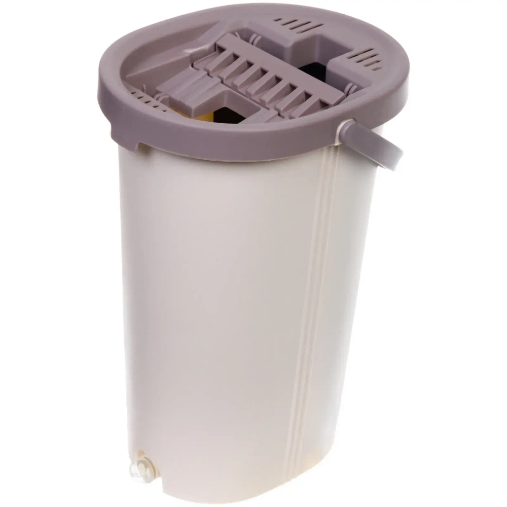 Набор для уборки «Селфи» Золушка (ведро с отжимом, швабра, две насадки) в цветной коробке ZY018