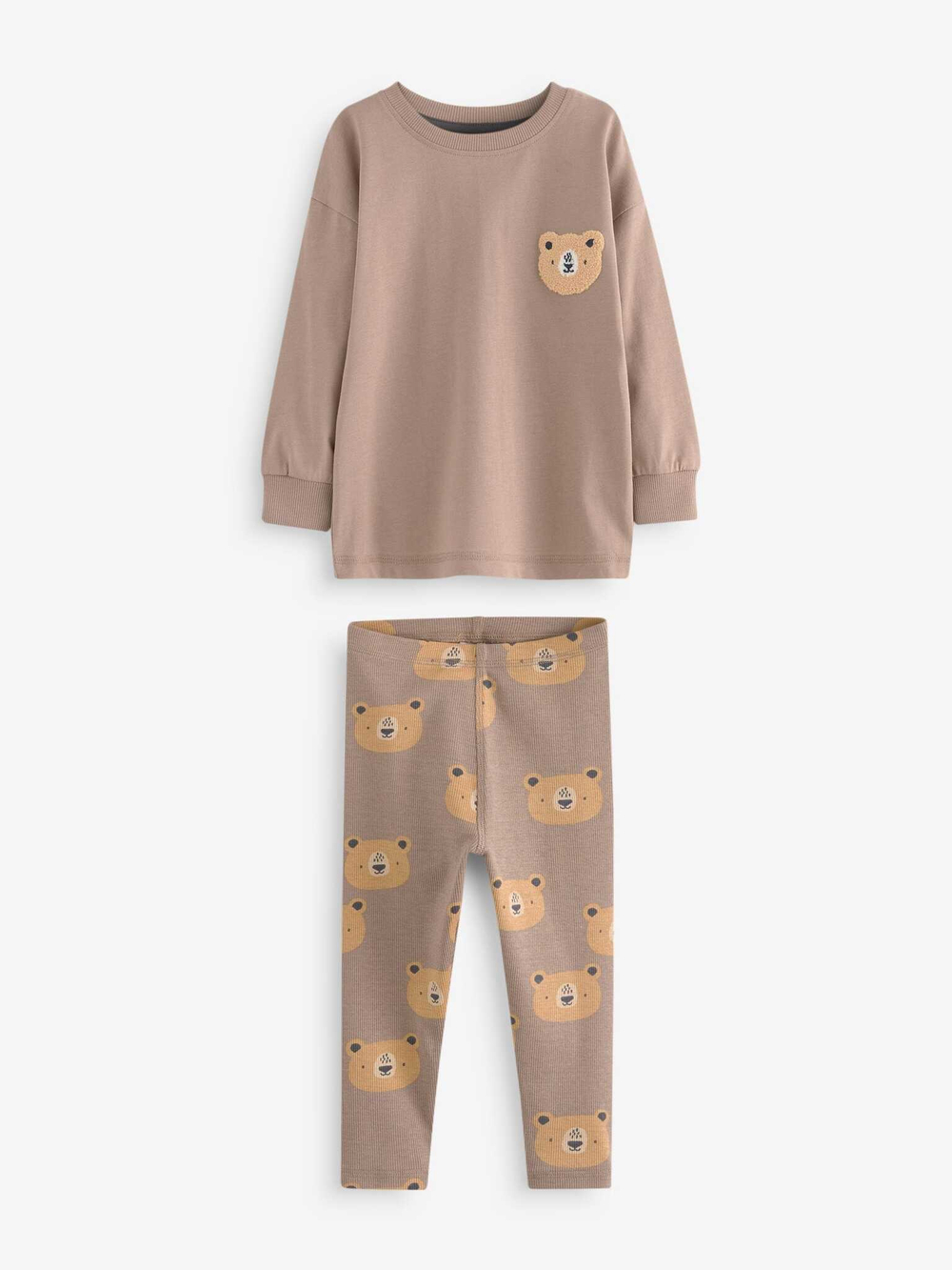 Пижама для мальчика Next K98-567, 3 шт., Хаки, Бежевый, Голубой