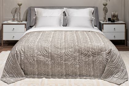 Покрывало Артдеко (Artdeco) ser 260x260 со стежкой Garda Decor