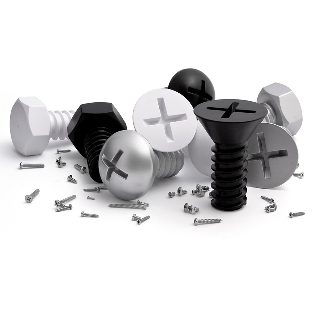 Набор вешалок screw, серый, 3 шт.