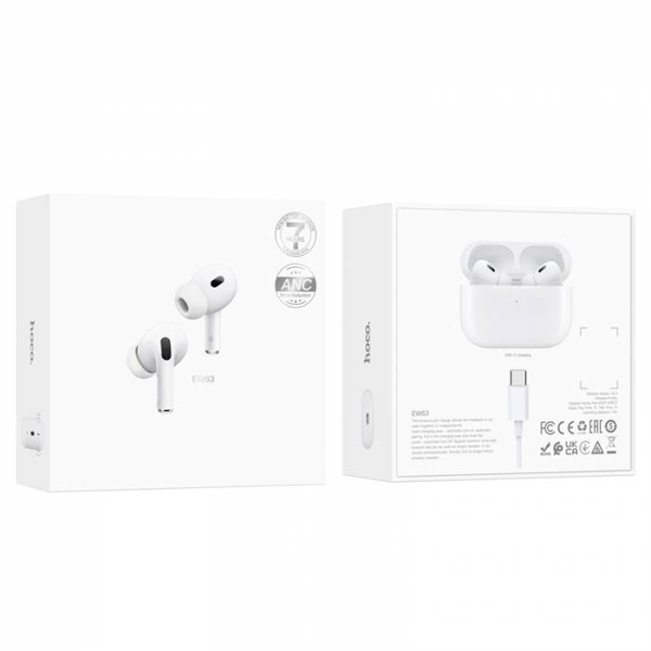 Беспроводные наушники ANC+ENC Hoco EW63 (white)