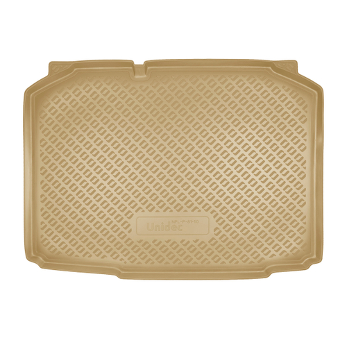 Коврик в багажник Norplast/Unidec для Skoda Fabia в кузове 5J2 HB (2007-2014) Бежевый, полиуретан, арт.NPL-P-81-10-B