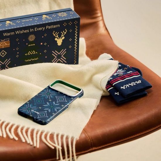 Чехол Pitaka Threads of Winter (Ultra-Slim) Case для iPhone 17 Pro Max 6.9" (CP1701BPM) Navy