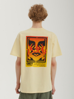Мужская Футболка Obey Icon Stencil Flame