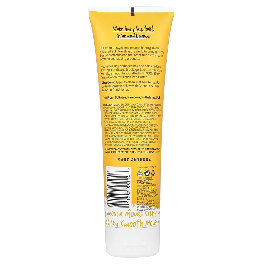 Marc Anthony, Питательный кондиционер с кокосом и ши, 250 мл (8,45 жидк. унц.)