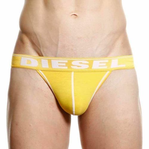 Мужские трусы джоки желтые Diesel Fresh and Bright Divine Jockstrap Yellow