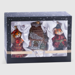 Набор ёлочных игрушек Snow and Stars Кошкин дом 3 шт