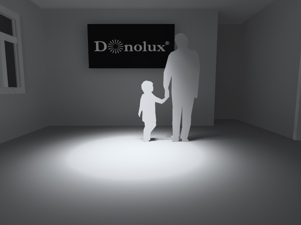 Подвесной светодиодный светильник 0, 7м 36Вт 34°